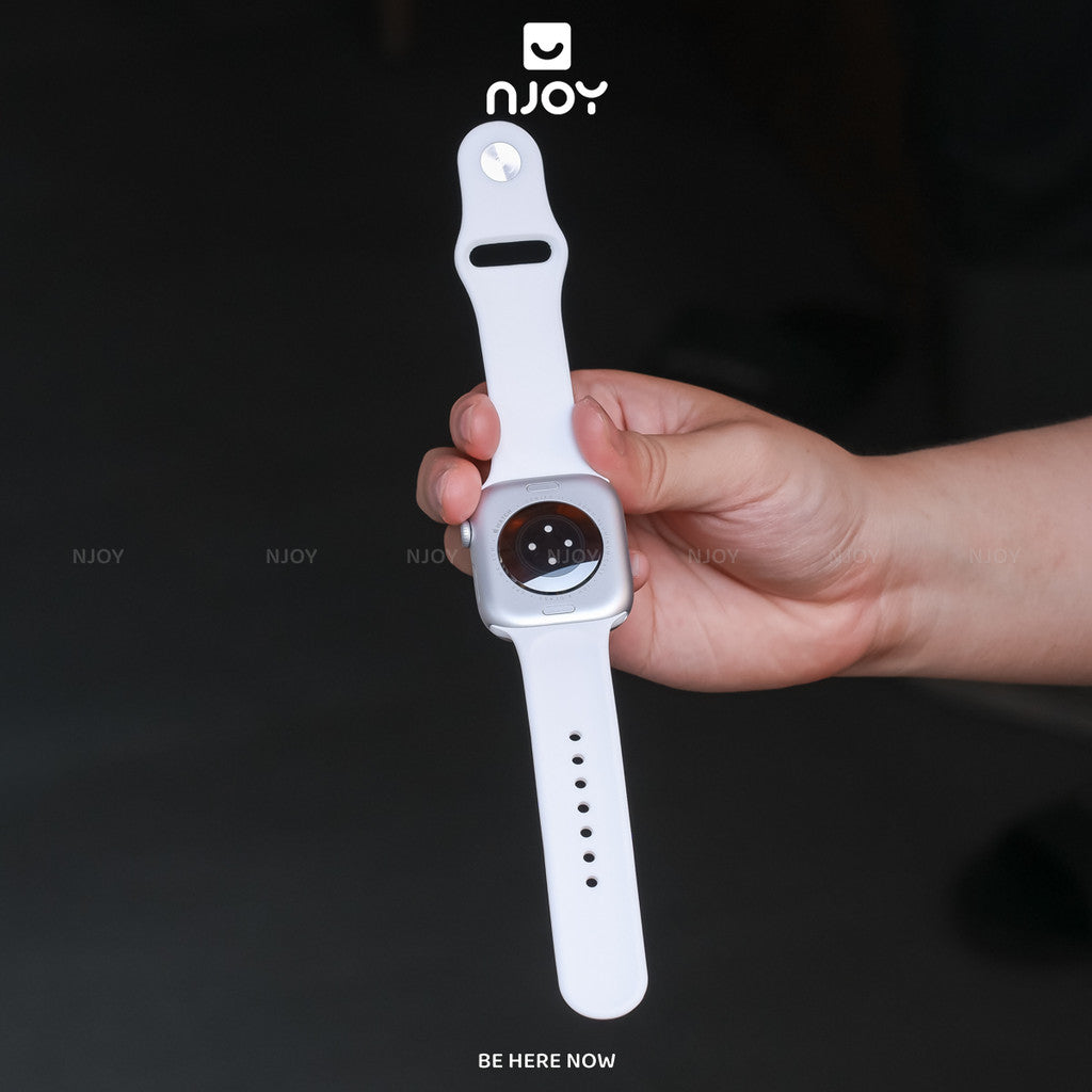 Dây Đeo Cao Su Silicon Chống Bẩn Basic Cho Đồng Hồ Apple Watch Ultra Series S11 10 9 8 7 6 SE 44/45/46/49 38/40/41/42mm