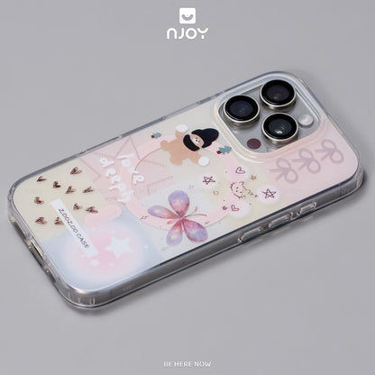 Ốp Lưng In Hình Bowknot Chiếc Nơ Kèm Giá Đỡ Popsocket Cho Điện Thoại iPhone 17 Pro Max 16 15 14 13