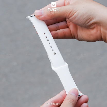 Dây Đeo Cao Su Silicon Chống Bẩn Basic Cho Đồng Hồ Apple Watch Ultra Series S11 10 9 8 7 6 SE 44/45/46/49 38/40/41/42mm