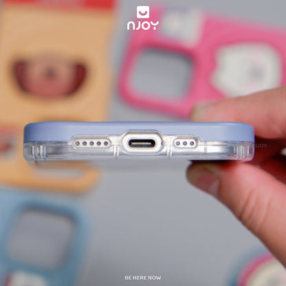 Ốp Lưng In Hình Hiệu Ứng Giọt Nước 3D Chó Mèo Pet Zoo Cho Điện Thoại iPhone 17 Pro Max 16 15 14 13