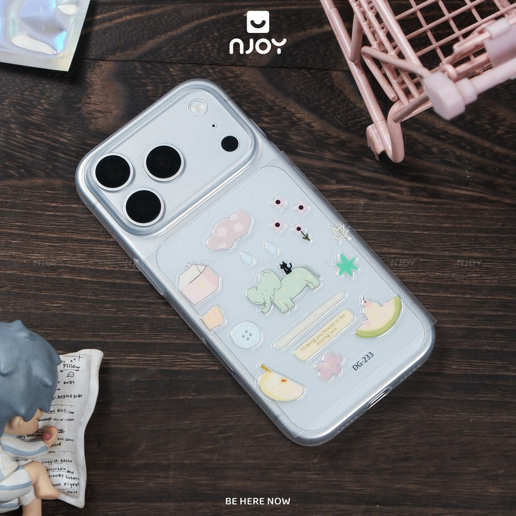 Sticker Nổi 3D Dán Trang Trí Ốp Lưng Điện Thoại iPhone Máy Tính Bảng iPad Laptop Macbook Njoyshop