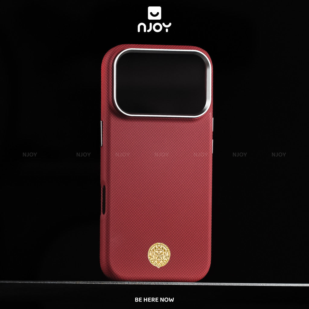 Ốp Carbon Siêu Mỏng Thần Tài Thu Hút Tài Lộc May Mắn Luck Cho Điện Thoại iPhone 18 Pro Max 17 16 15 14