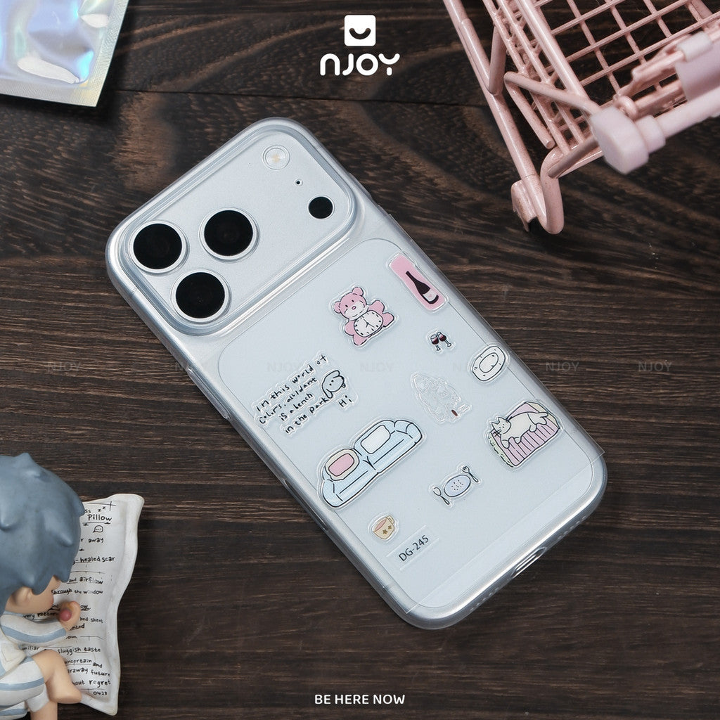 Sticker Nổi 3D Dán Trang Trí Ốp Lưng Điện Thoại iPhone Máy Tính Bảng iPad Laptop Macbook Njoyshop