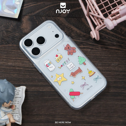 Sticker Nổi 3D Dán Trang Trí Ốp Lưng Điện Thoại iPhone Máy Tính Bảng iPad Laptop Macbook Njoyshop