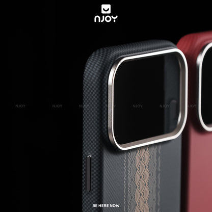 Ốp Carbon Siêu Mỏng Thần Tài Thu Hút Tài Lộc May Mắn Luck Cho Điện Thoại iPhone 17 Pro Max 16 15 14
