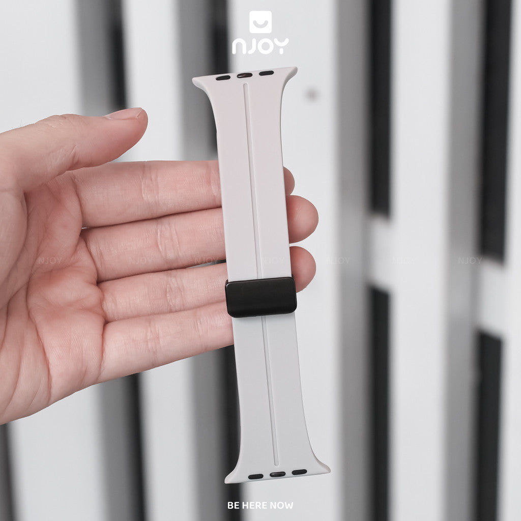 Dây Đeo Silicon Khoá Nam Châm Thay Thế Cho Đồng Hồ Apple Watch Ultra Series S11 10 9 8 7 6 SE 44/45/46/49 38/40/41/42mm