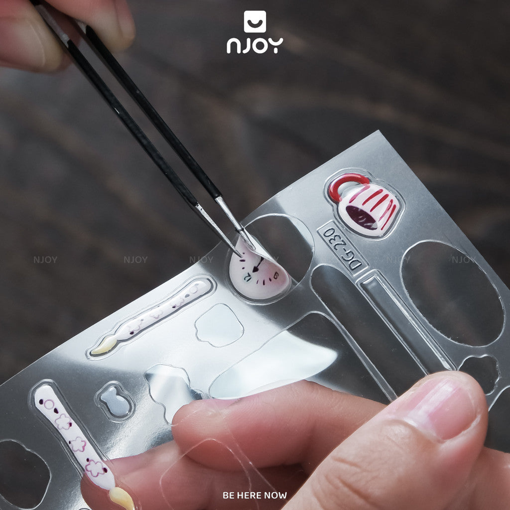 Sticker Nổi 3D Dán Trang Trí Ốp Lưng Điện Thoại iPhone Máy Tính Bảng iPad Laptop Macbook Njoyshop