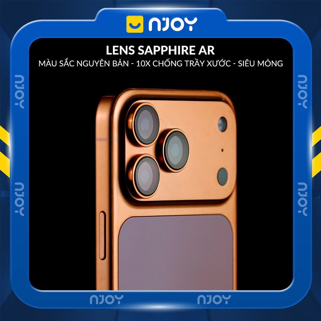 Cường Lực Camera Anank Sapphire Chuẩn GIA Cao Cấp Chống Xước Cho Điện Thoại iPhone 17 Pro Max