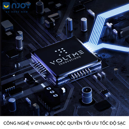 Bộ Cáp Sạc Voltme 20W GaN Hỗ Trợ Sạc Nhanh QC3.0 PD3.0 Cho Điện Thoại iPhone 14 Pro Max 13 12 11