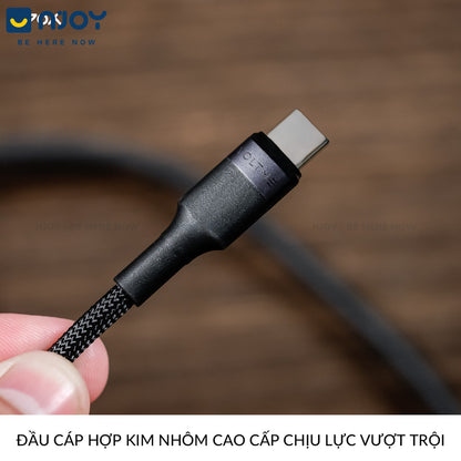 Dây Cáp Sạc Nhanh Voltme PD 100W Type To Type C Độ Dài 1M Cho Điện Thoại iPhone iPad Laptop Macbook