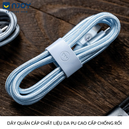 Bộ Cáp Sạc Mophie 30W Cao Cấp Chip GaN Tản Nhiệt Cho Điện Thoại iPhone 17 Pro Max 16 15 iPad Macbook