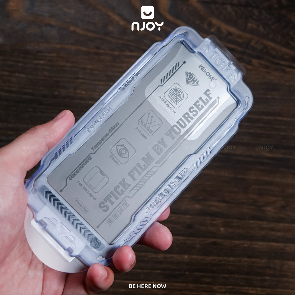 Kính Cường Lực Tự Dán Trong Suốt WK Godzura 6D Siêu Mỏng Cho Điện Thoại iPhone 18 Pro Max 17 16 15 14