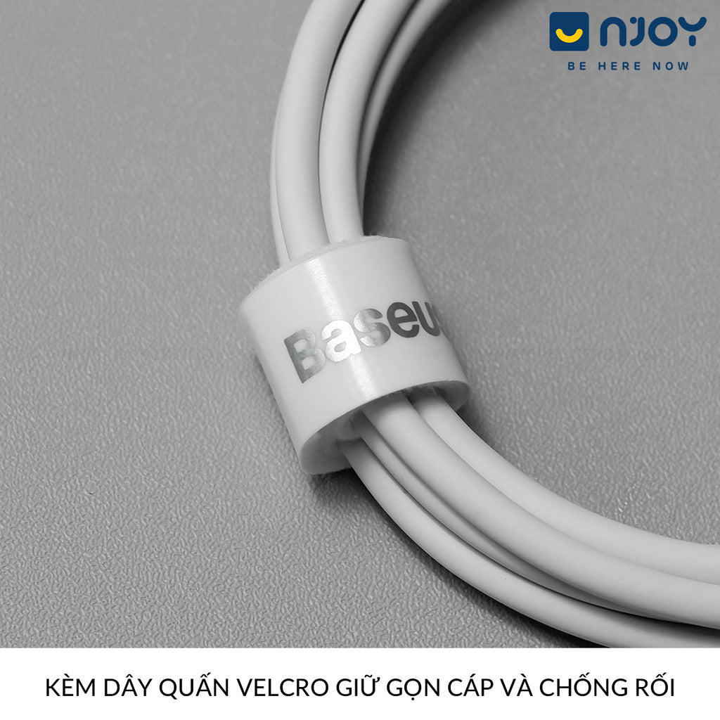 Dây Cáp Sạc Baseus 20W Type C To L Chất Liệu TPE Siêu Bền Cho Điện Thoại iPhone 14 Pro Max 13 12 11