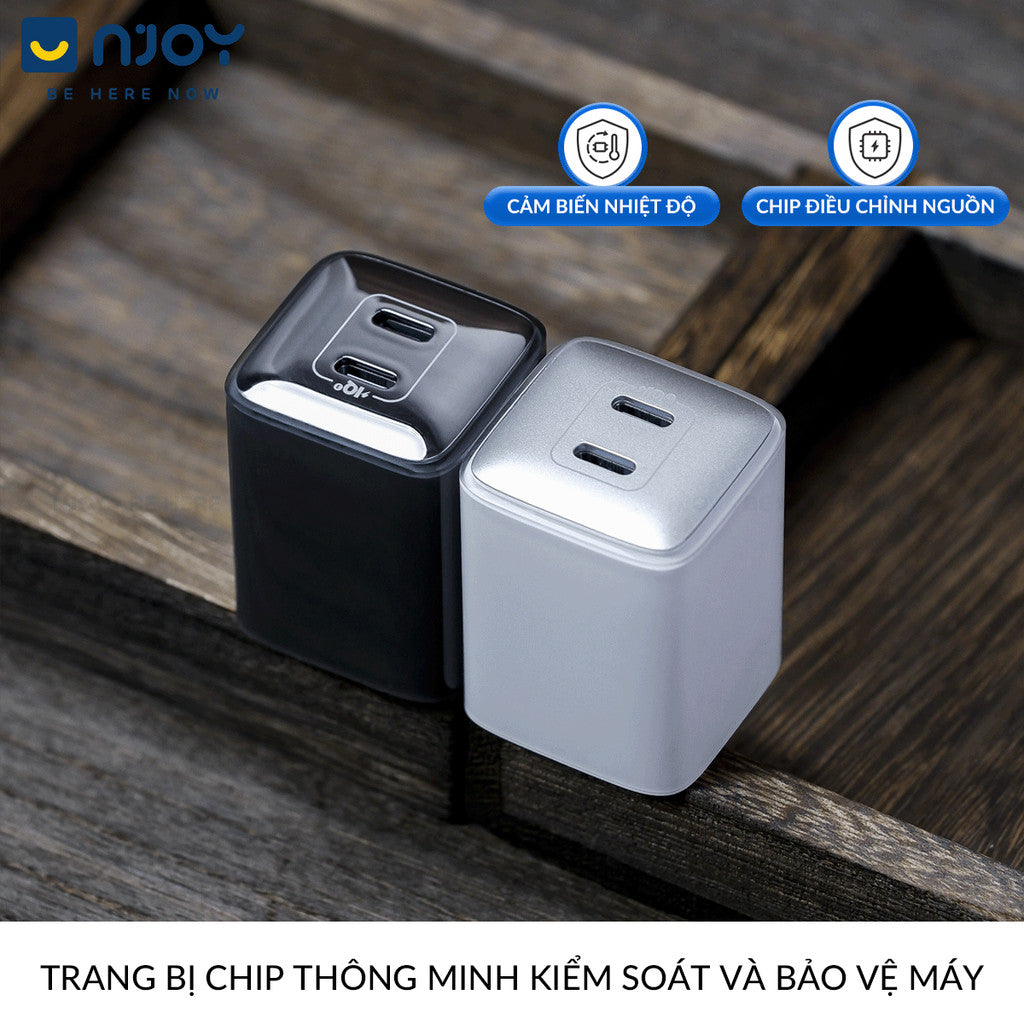 Củ Sạc 2 Cổng Anker Nano Pro 40W Type C Nhỏ Gọn Cho iPhone iPad Airpods Samsung Xiaomi