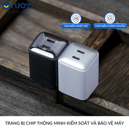 Củ Sạc 2 Cổng Anker Nano Pro 40W Type C Nhỏ Gọn Cho iPhone iPad Airpods Samsung Xiaomi