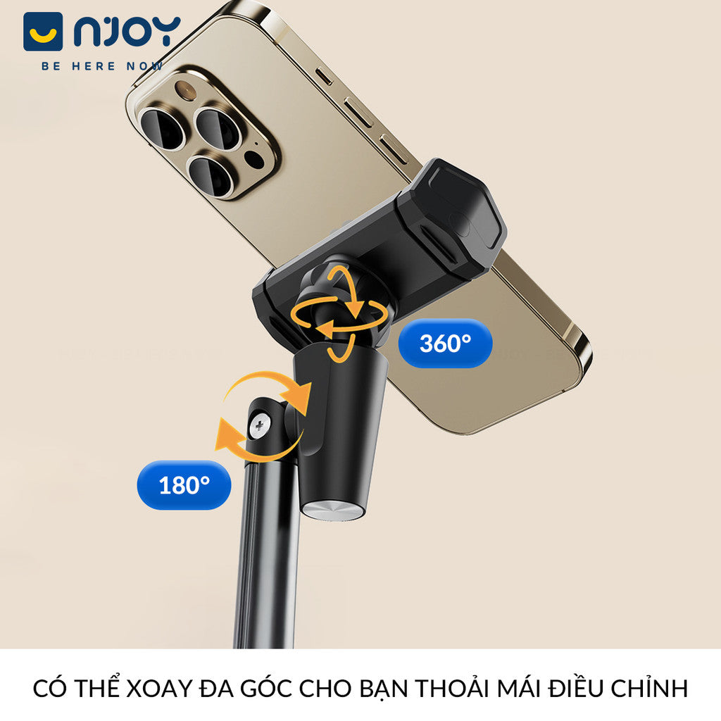 Giá Đỡ Điện Thoại Boneruy Để Bàn Xoay 360 Độ Điều Chỉnh Độ Cao Chân Đế Dày Ổn ĐỊnh Chống Rung Lắc