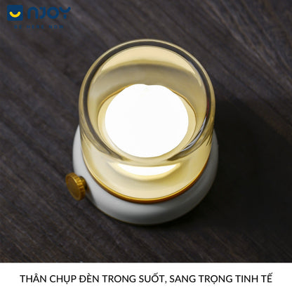 Đèn Ngủ Trang Trí Decor Phòng Ngủ Bàn Làm Việc Quà Sinh Nhật Ngọn Lửa Cute Dễ Thương