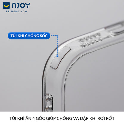Ốp Trong Suốt Chống Sốc Bảo Vệ Camera Có Nút AI Cho Điện Thoại iPhone 17 Pro Max 16 15 14 13