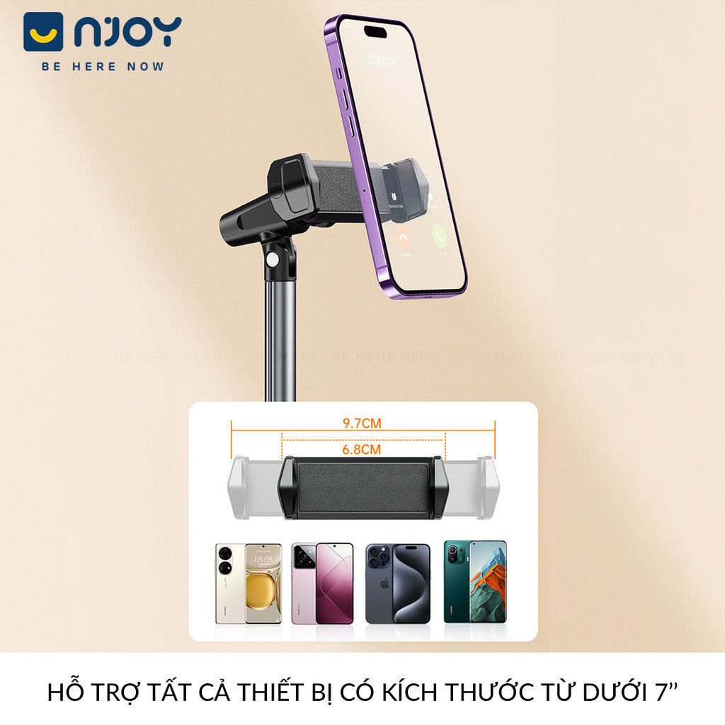 Giá Đỡ Điện Thoại Boneruy Để Bàn Xoay 360 Độ Điều Chỉnh Độ Cao Cho Livestearm Học Tập Quay Video