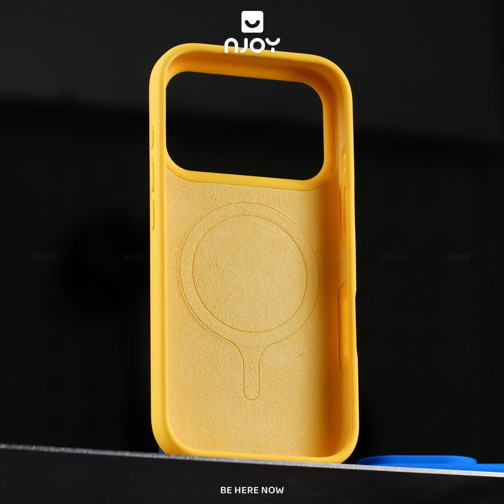 Ốp Silicon Chống Bẩn Bảo Vệ Camera Lót Nhung Cao Cấp Magsafe Cho Điện Thoại iPhone 17 Pro Max