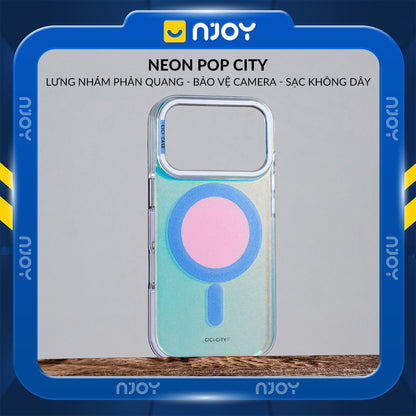 Ốp Phản Quang Magsafe Viền Trong Suốt Chống Trượt Cho Điện Thoại iPhone 17 Pro Max 16 15 14 13