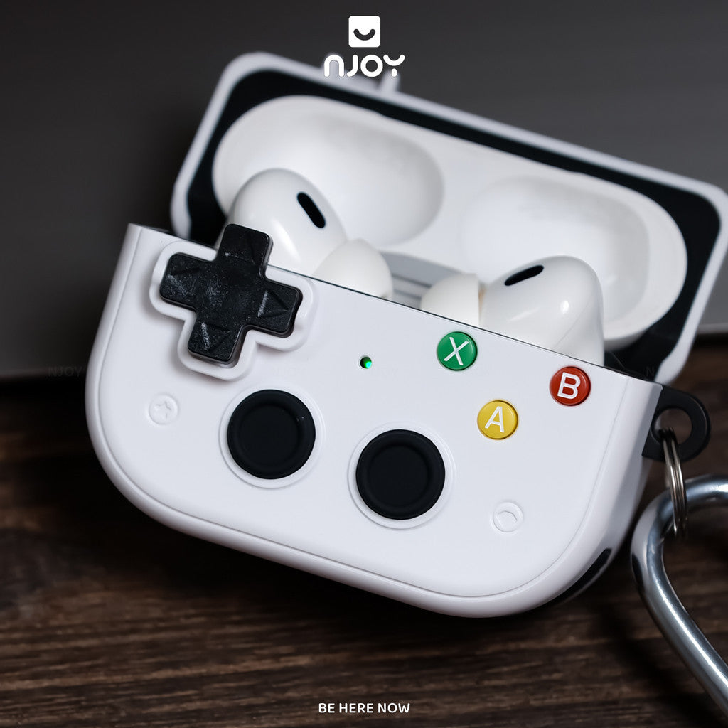 Vỏ Ốp Silicon Game Bảo Vệ Hộp Sạc Tai Nghe Airpods Pro 3 Pro 2 Airpods 4 Kèm Móc Khóa Chống Sốc