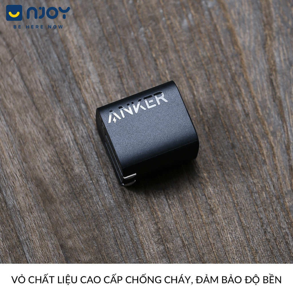 Củ Sạc Anker 2 Cổng Sạc Usb Type C Công Suất 33W Nhỏ Gọn Có Thể Gấp Gọn Cho iPhone iPad Airpods