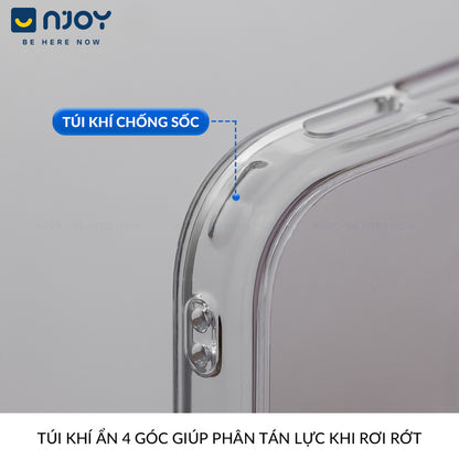Ốp Trong Suốt Magsafe Có Nút AI Chống Sốc Cho Điện Thoại iPhone 17 Pro Max 16 15 14 13
