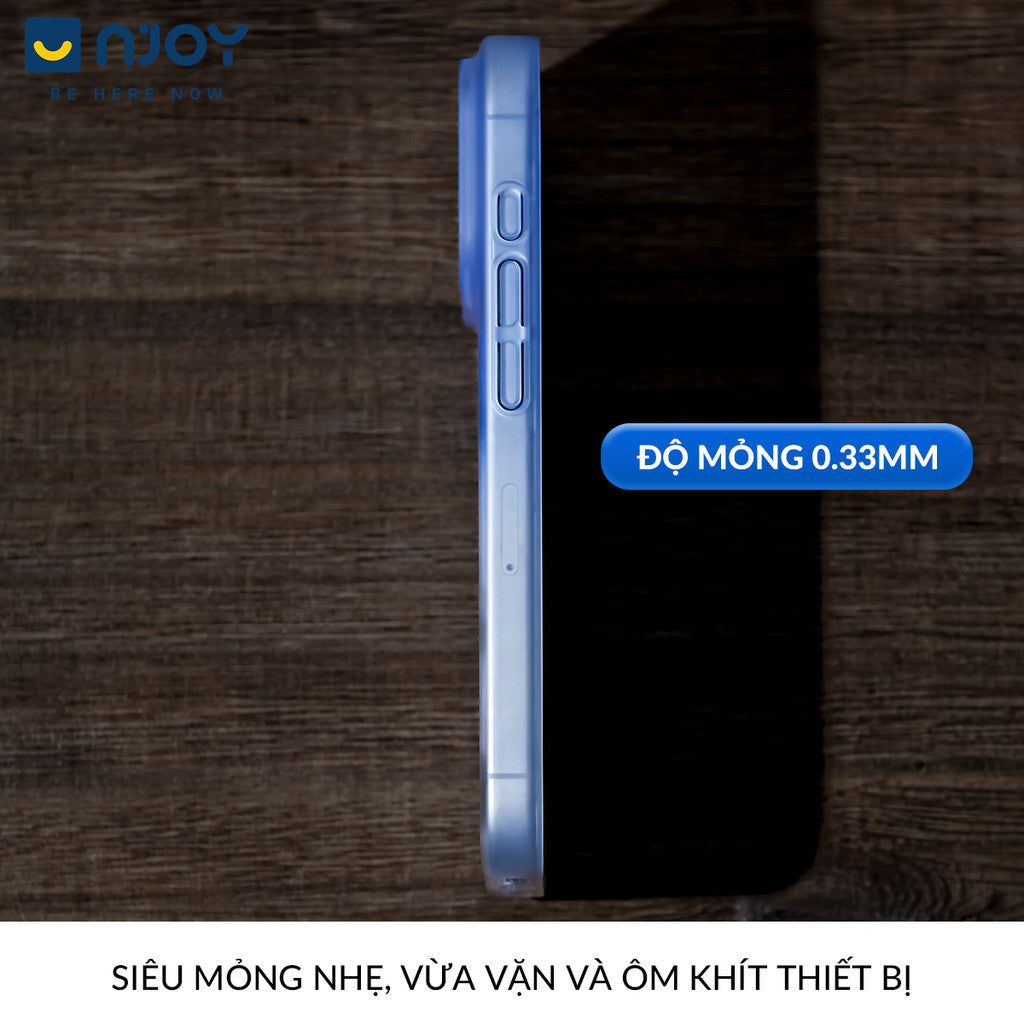 Ốp Siêu Mỏng Nhám Magsafe Màu Gradient Ombre Cho Điện Thoại iPhone 17 Pro Max 16 15 14 13