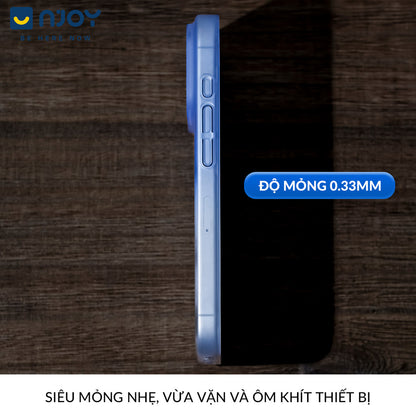 Ốp Siêu Mỏng Nhám Magsafe Màu Gradient Ombre Cho Điện Thoại iPhone 17 Pro Max 16 15 14 13