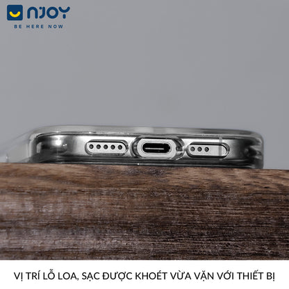 Ốp Trong Suốt Magsafe Có Nút AI Chống Sốc Cho Điện Thoại iPhone 17 Pro Max 16 15 14 13
