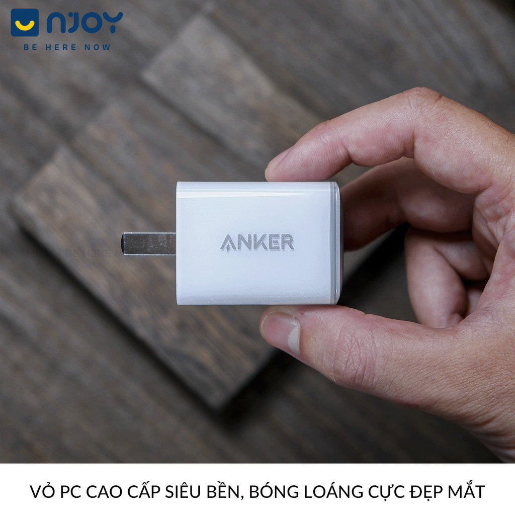 Củ Sạc 2 Cổng Anker Nano Pro 40W Type C Nhỏ Gọn Cho iPhone iPad Airpods Samsung Xiaomi