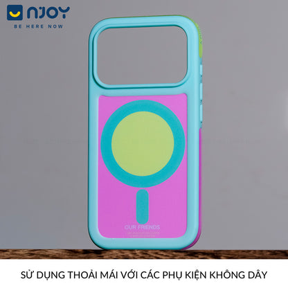 Ốp Chống Bẩn Retro Pop City Chống Sốc Bảo Vệ Camera Cho Điện Thoại iPhone 17 Pro Max 16 15 14 13