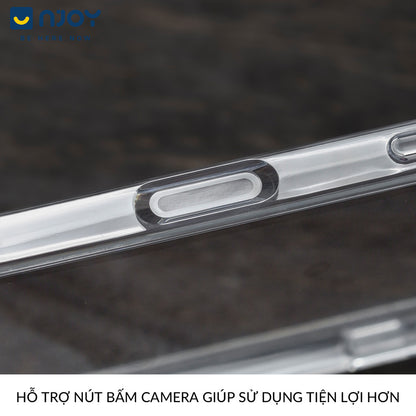 Ốp Trong Suốt Chống Sốc Bảo Vệ Camera Có Nút AI Cho Điện Thoại iPhone 17 Pro Max 16 15 14 13