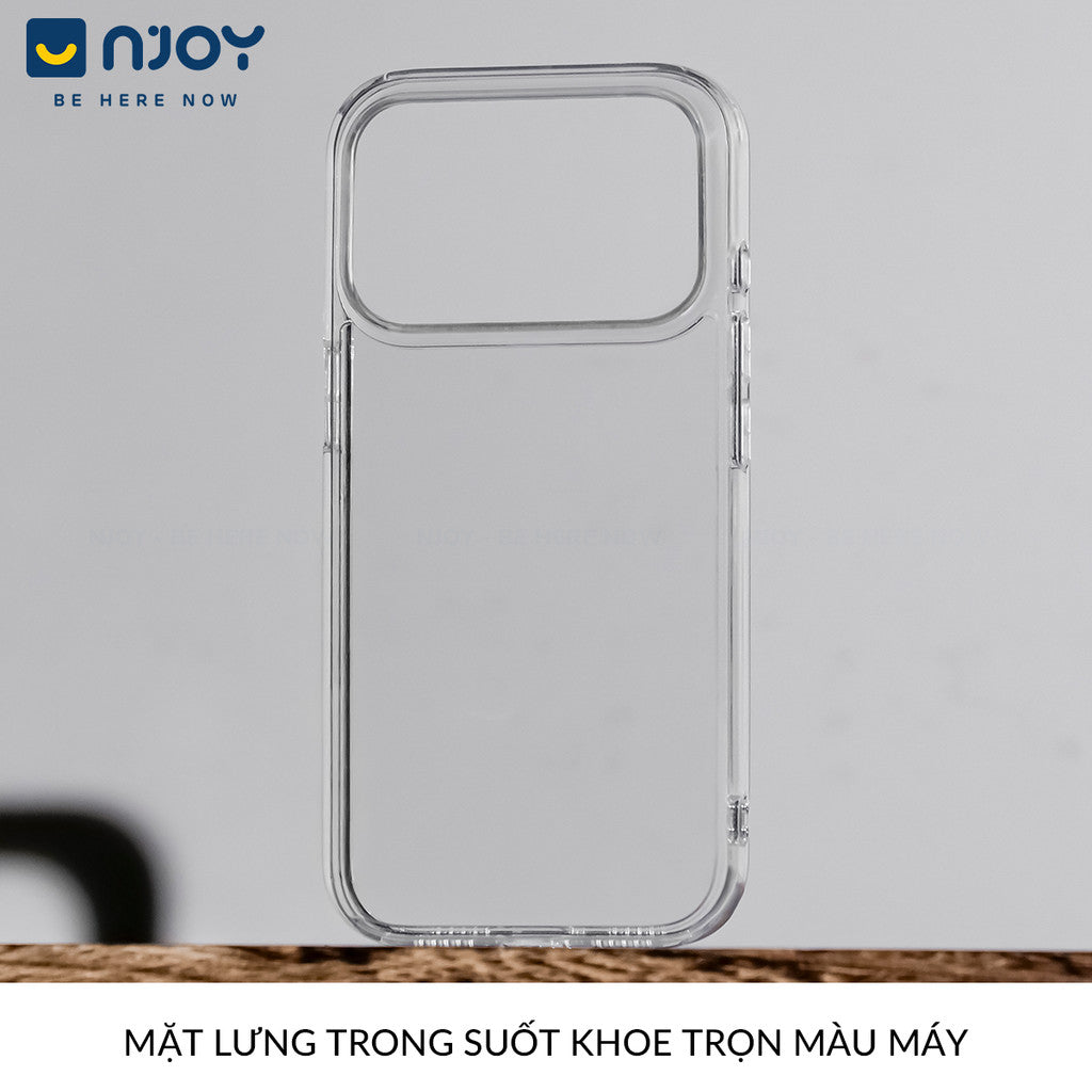Ốp Trong Suốt Chống Sốc Bảo Vệ Camera Có Nút AI Cho Điện Thoại iPhone 17 Pro Max 16 15 14 13