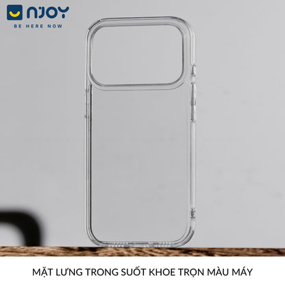 Ốp Trong Suốt Chống Sốc Bảo Vệ Camera Có Nút AI Cho Điện Thoại iPhone 17 Pro Max 16 15 14 13