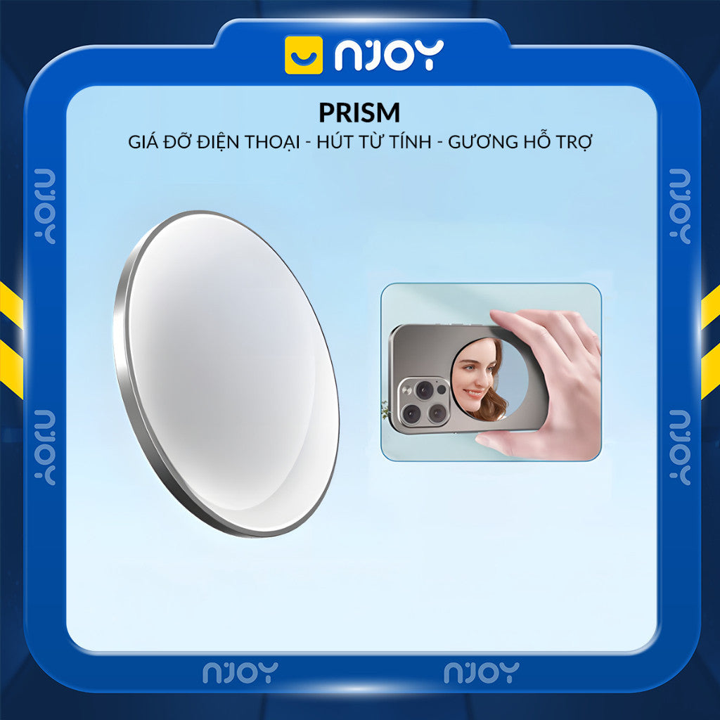 Gương Chụp Ảnh Selfie Camera Sau Hít Magsafe Cho Điện Thoại iPhone 17 Pro Max 16 15 14 13 12