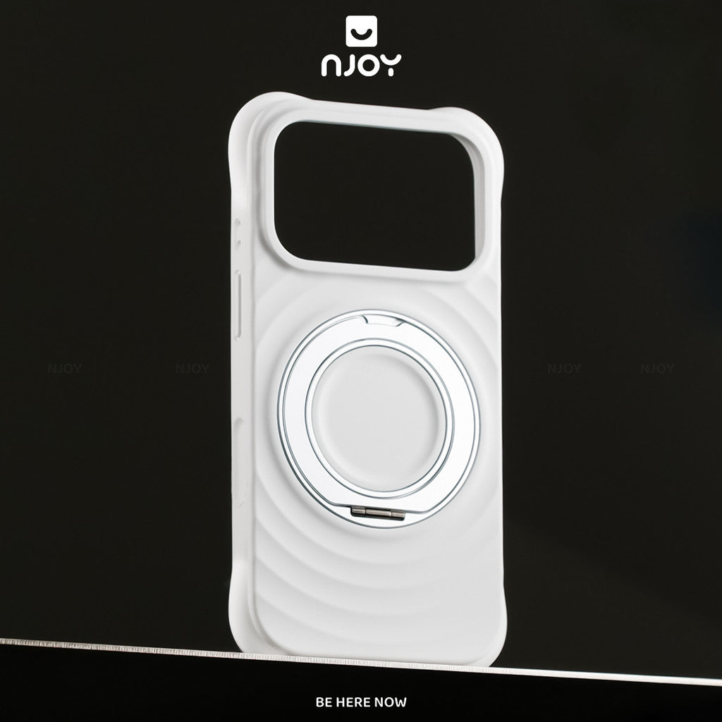 Ốp Silicon Hiệu Ứng Giọt Nước Giá Đỡ Xoay 360 Chống Sốc Cho Điện Thoại iPhone 18 Pro Max 17 16 15 14