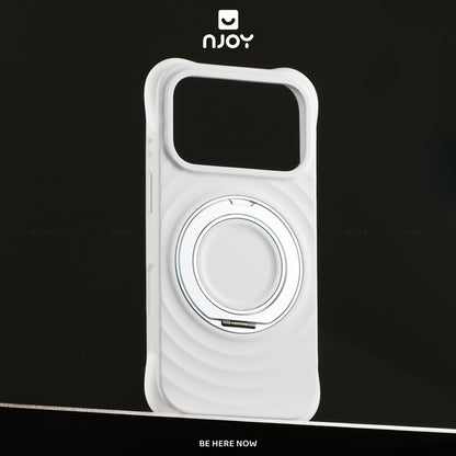 Ốp Silicon Hiệu Ứng Giọt Nước Giá Đỡ Xoay 360 Chống Sốc Cho Điện Thoại iPhone 18 Pro Max 17 16 15 14