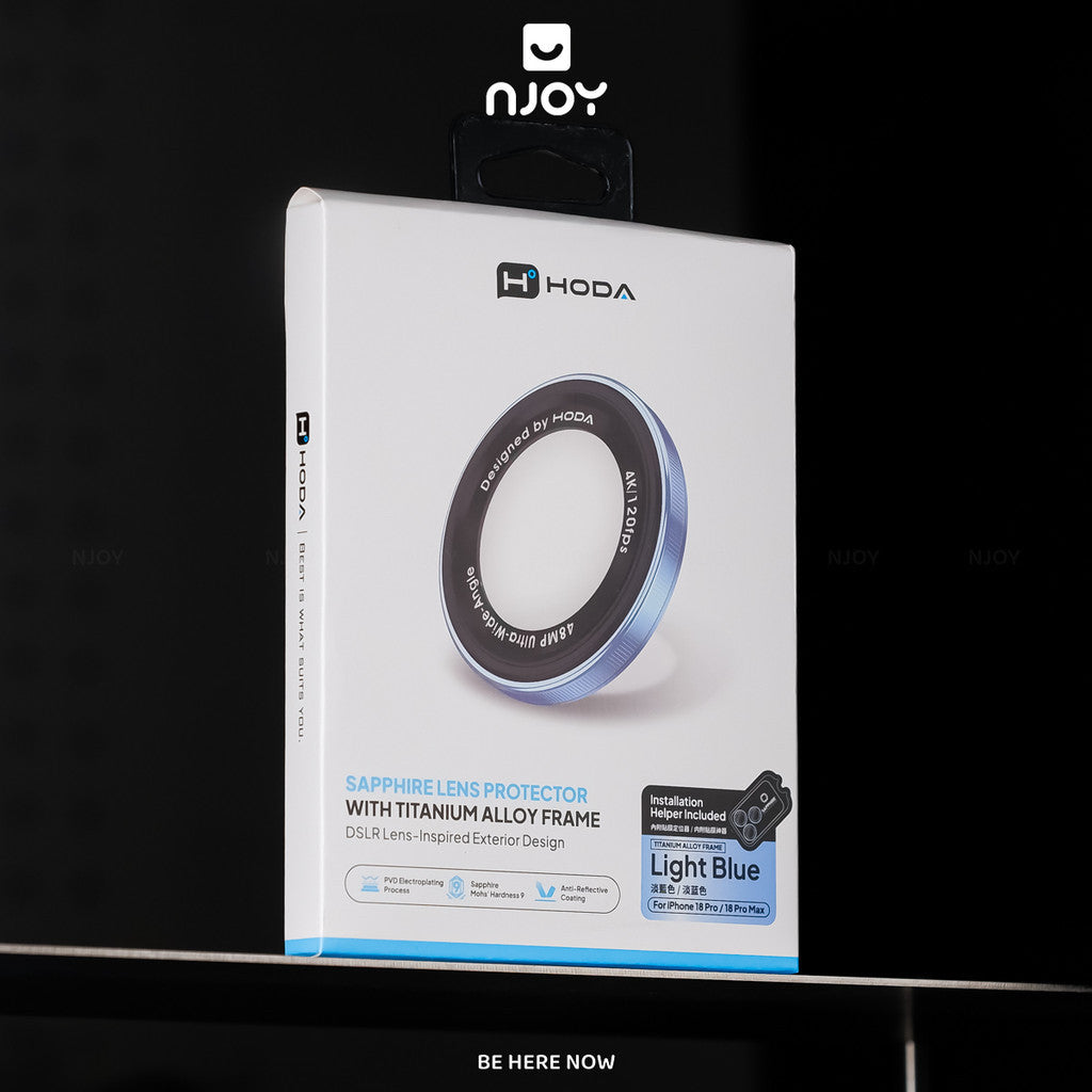 Lens Bảo Vệ Camera Hoda Sapphire Monocular Cao Cấp Chống Trầy Cho Điện Thoại iPhone 18 Pro Max