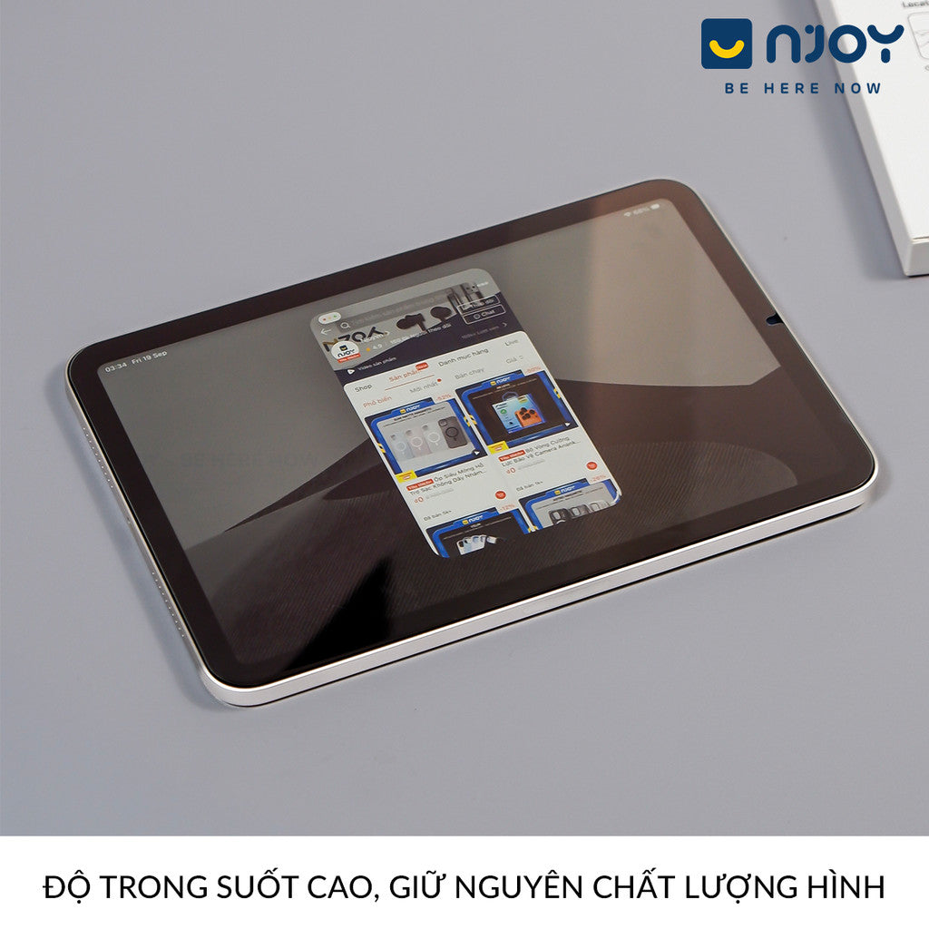 Kính Cường Lực Tự Dán Trong Suốt Cho iPad Mini 7 6 Air 7 6 5 Pro M4 M2 M1 Gen 11 10 9 8 7