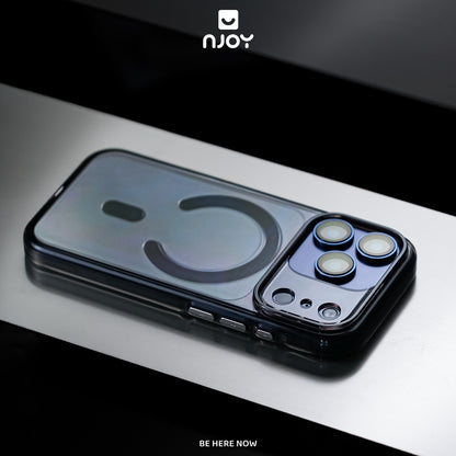 Ốp Trong Suốt Chống Sốc Nhựa Cứng Không Ố Vàng Nút Bấm Kim Loại Cho Điện Thoại iPhone 17 Pro Max