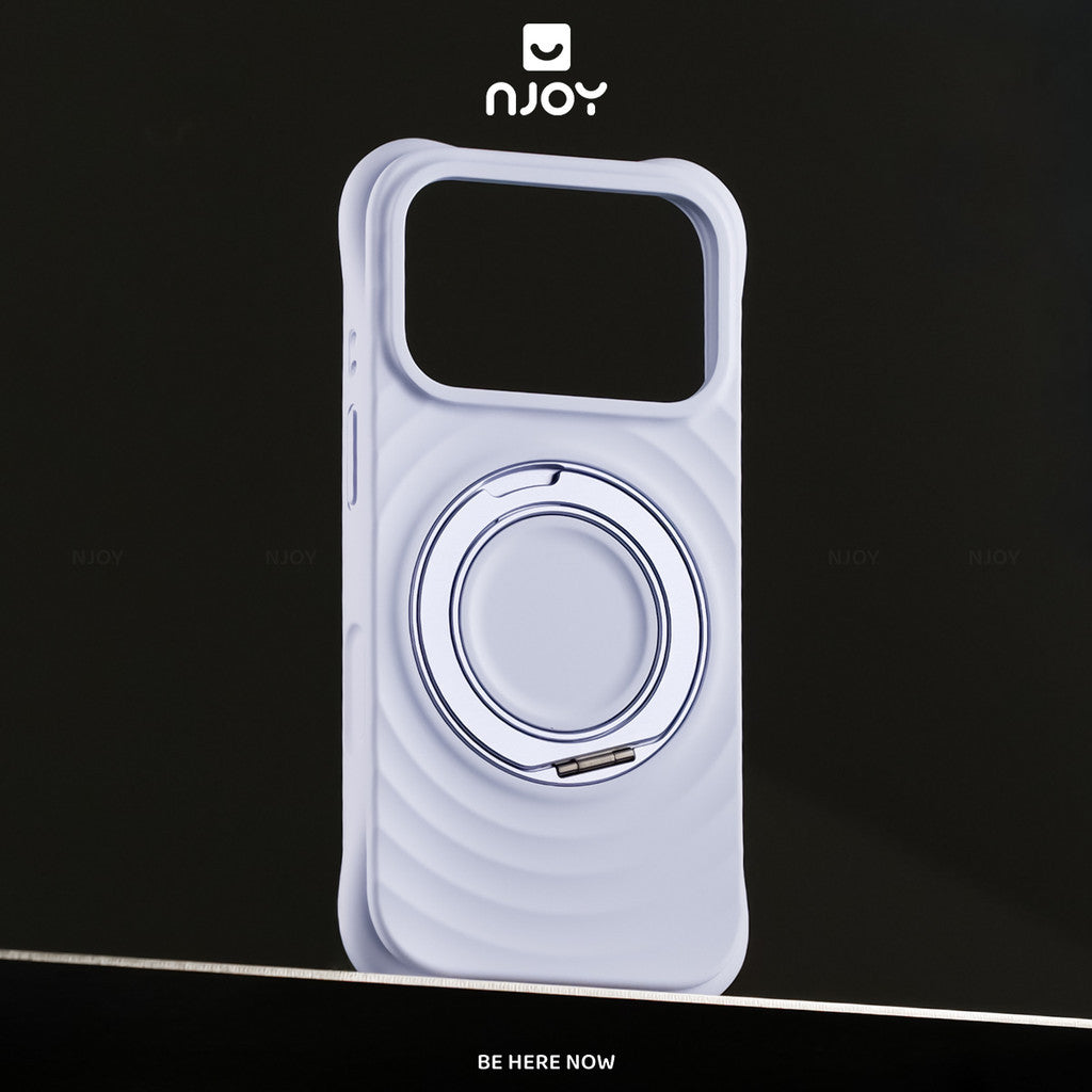Ốp Silicon Hiệu Ứng Giọt Nước Giá Đỡ Xoay 360 Chống Sốc Cho Điện Thoại iPhone 18 Pro Max 17 16 15 14