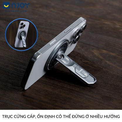 Giá Đỡ Nam Châm Magsafe Kim Loại Cao Cấp 360 Độ Cho Điện Thoại iPhone 17 Pro Max 16 15 14 13 12