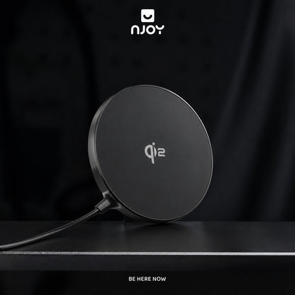 Đế Sạc Không Dây Chuẩn Qi2 Sạc Nhanh 15W Cho Điện Thoại iPhone 17 Pro Max 16 15 14 13 Airpods