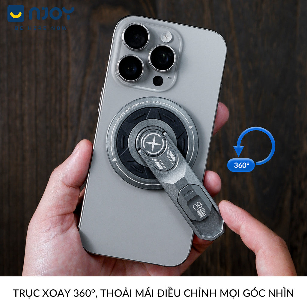 Giá Đỡ Nam Châm Magsafe Kim Loại Cao Cấp 360 Độ Cho Điện Thoại iPhone 17 Pro Max 16 15 14 13 12
