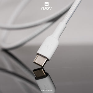 Cáp Sạc Nhanh 60W Belkin Type C To Type Dây Dù Siêu Bền 30000 Lần Gập 1m Cho Điện Thoại iPhone 18 17 Macbook iPad Njoy