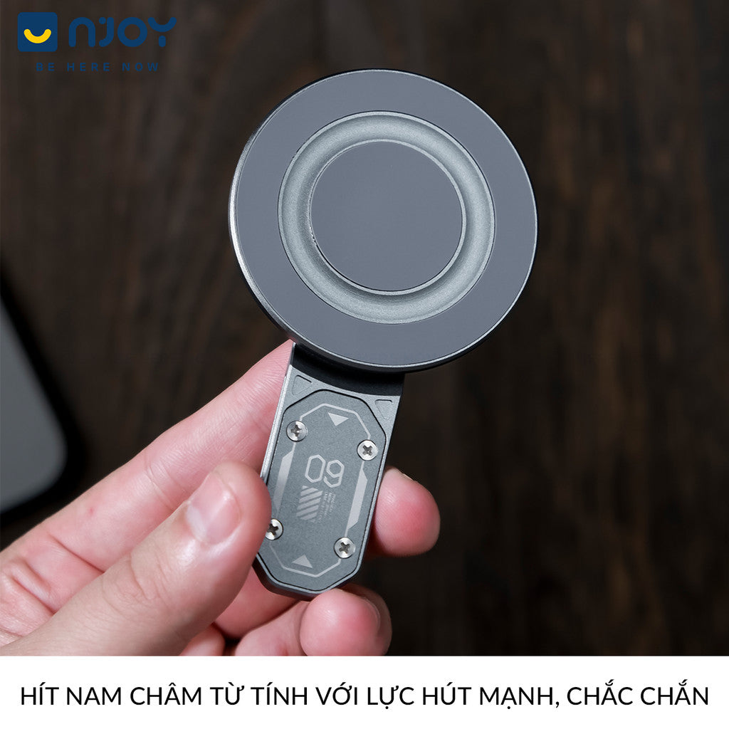 Giá Đỡ Nam Châm Magsafe Kim Loại Cao Cấp 360 Độ Cho Điện Thoại iPhone 17 Pro Max 16 15 14 13 12