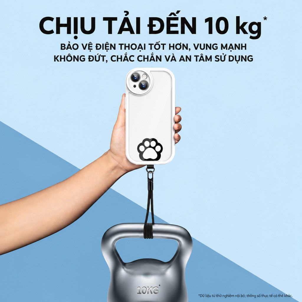 Tag Treo Hình Mèo Dễ Thương Siêu Mỏng Nhiều Màu Hỗ Trợ Gắn Cho Dây Đeo Điện Thoại Không Cần Dán