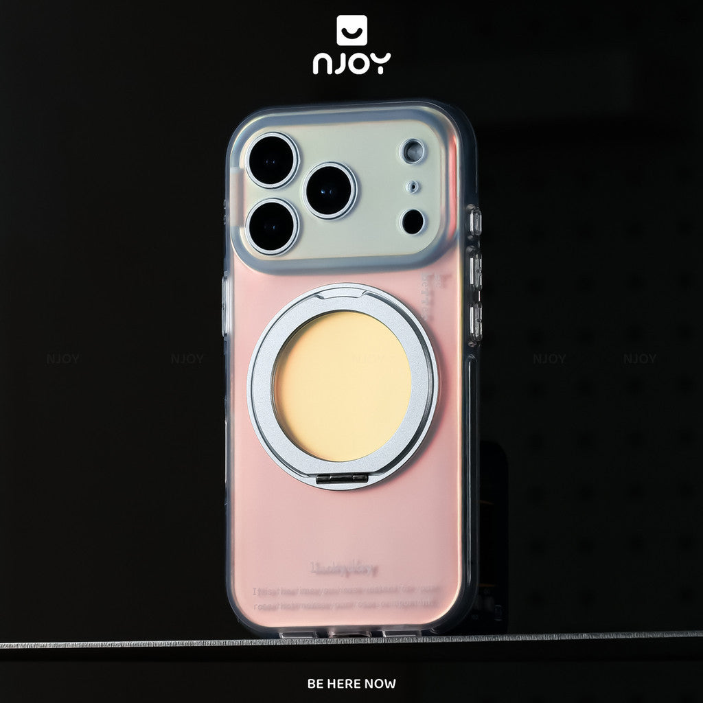 Ốp Lưng Ombre Gradient Có Giá Đỡ Xoay 360 Độ Sạc Magsafe Cho Điện Thoại iPhone 18 Pro Max 17 16 15 14